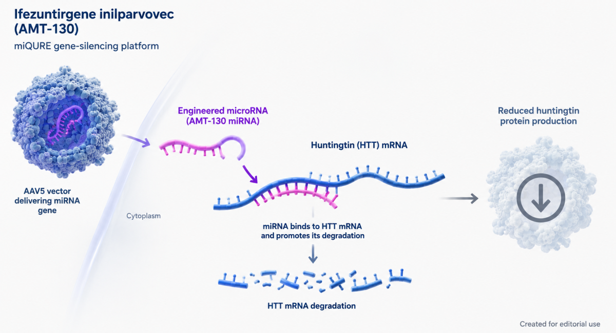 uniQure AMT-130 gene therapy for Huntington's disease