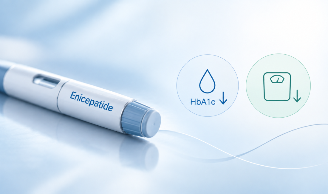 Roche enicepatide 24 mg reduces HbA1c and body weight in Phase II type 2 diabetes trial