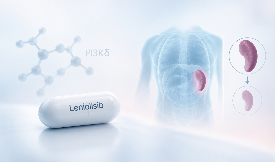 Leniolisib Phase II study showing spleen volume reduction in patients with primary immunodeficiencies