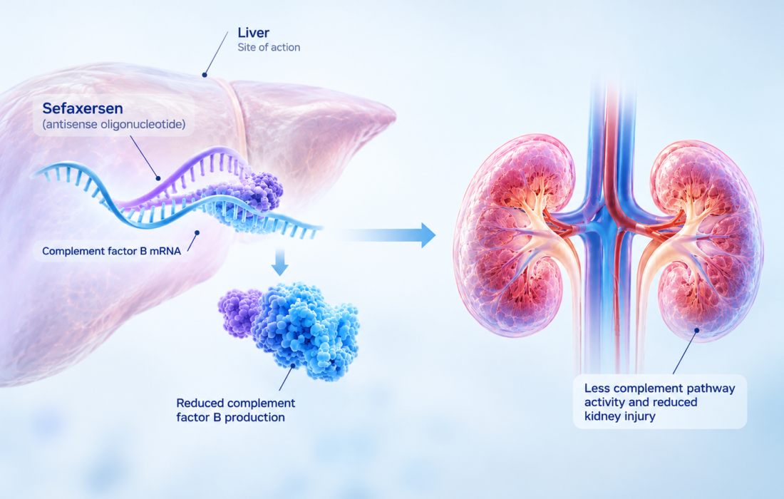 Sefaxersen targeting complement factor B mRNA in IgA nephropathy