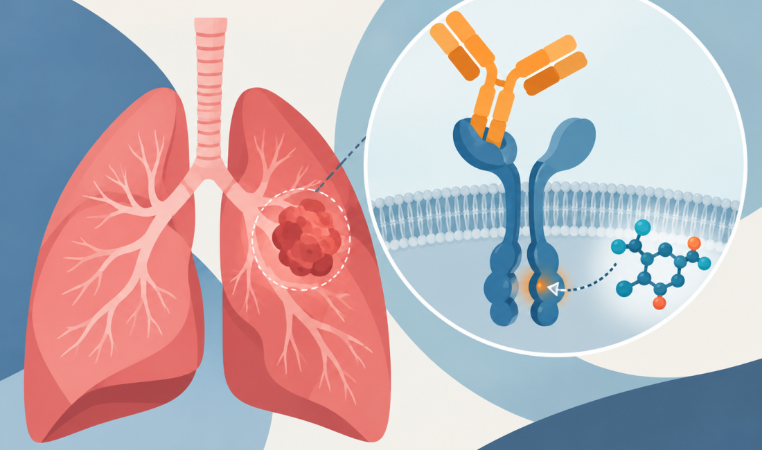 Becotatug plus osimertinib Phase III trial in EGFR exon 20 insertion NSCLC