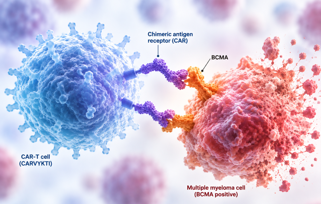 CARVYKTI ciltacabtagene autoleucel five-year treatment-free disease control in multiple myeloma