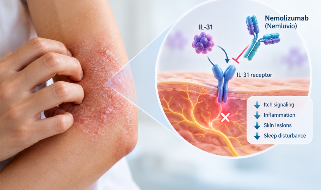 Nemluvio nemolizumab three-year ARCADIA data showing sustained improvements in atopic dermatitis