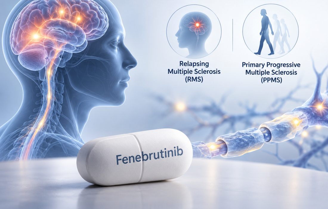 Fenebrutinib oral BTK inhibitor for relapsing and primary progressive multiple sclerosis