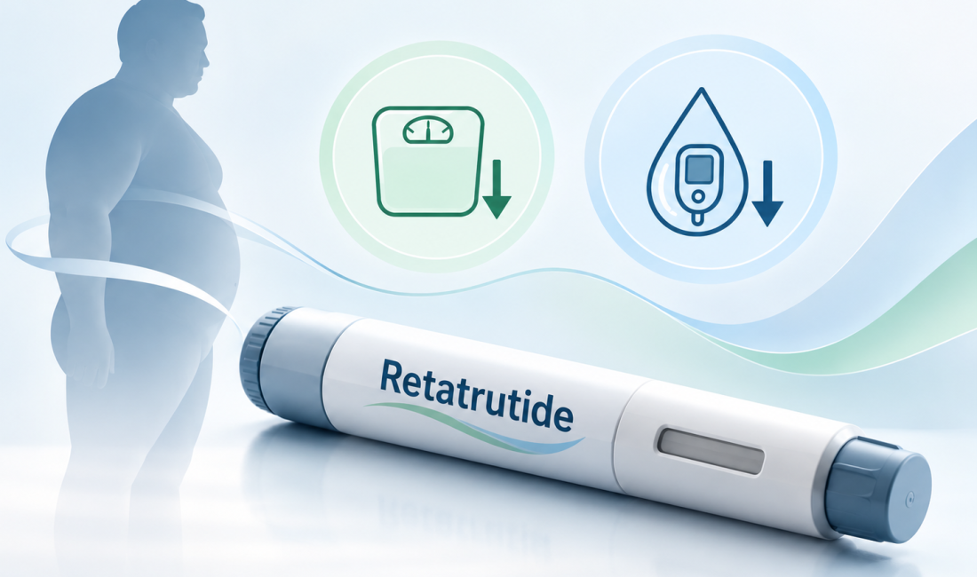 Retatrutide Phase 3 TRIUMPH-2 trial shows weight loss and A1C reduction in adults with obesity and type 2 diabetes