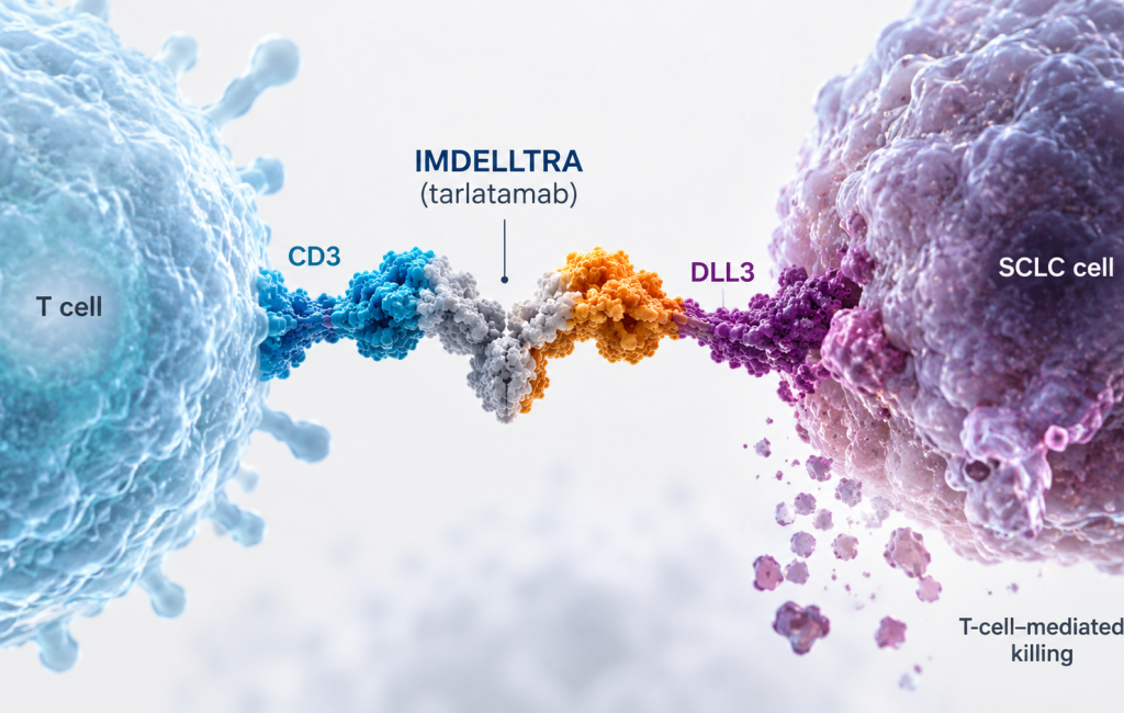 IMDELLTRA plus Imfinzi improves survival in first-line maintenance for extensive-stage small cell lung cancer