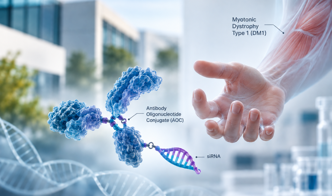 Novartis del-desiran AOC therapy for myotonic dystrophy type 1