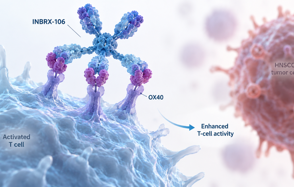 INBRX-106 plus pembrolizumab improves response and progression-free survival in Phase 2 HNSCC trial