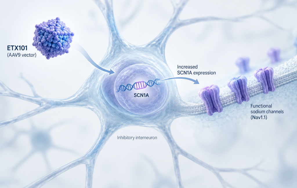 ETX101 gene therapy shows sustained seizure reduction and neurodevelopmental gains in children with SCN1A-positive Dravet syndrome