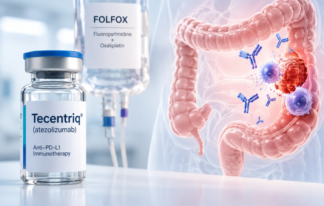 Roche Tecentriq atezolizumab with chemotherapy for stage III dMMR colon cancer following FDA approval