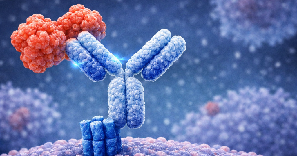 Illustration of Spero Therapeutics and Innovent Biologics licensing agreement for IBI355 (SP001), an investigational anti-CD40L monoclonal antibody entering Phase 2 development for IgG4-related disease and Sjögren's disease.