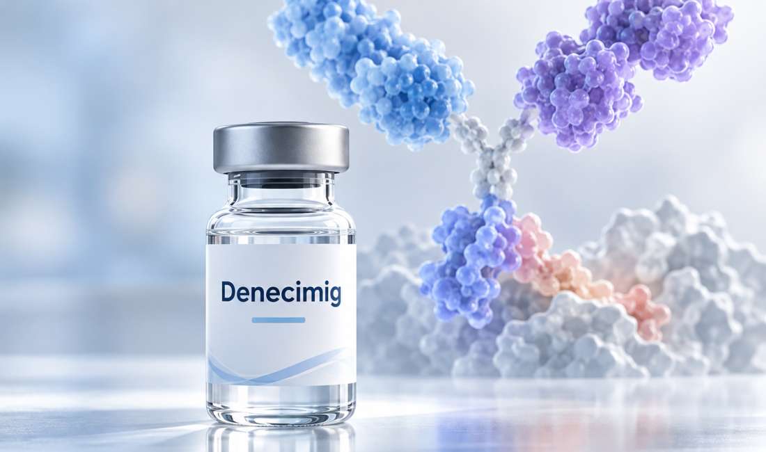 Denecimig bispecific antibody mechanism and FDA BLA review for haemophilia A