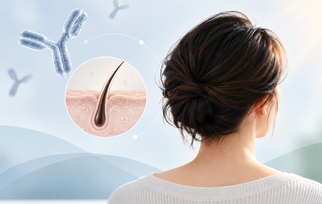Bempikibart treatment and maintained hair growth response after treatment discontinuation in alopecia areata