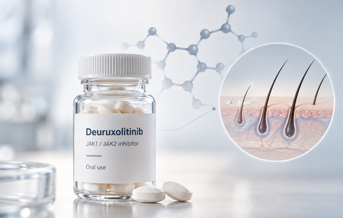 LEQSELVI deuruxolitinib sustained hair regrowth in severe alopecia areata through Week 108