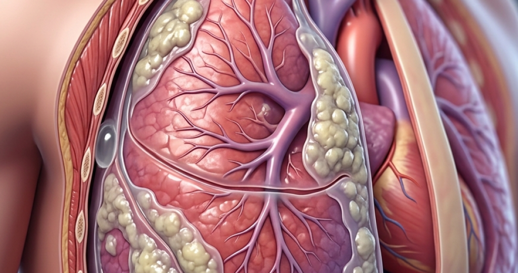 Illustration of ISM6331, an AI-designed pan-TEAD inhibitor from Insilico Medicine, receiving FDA Fast Track Designation for advanced malignant pleural mesothelioma.
