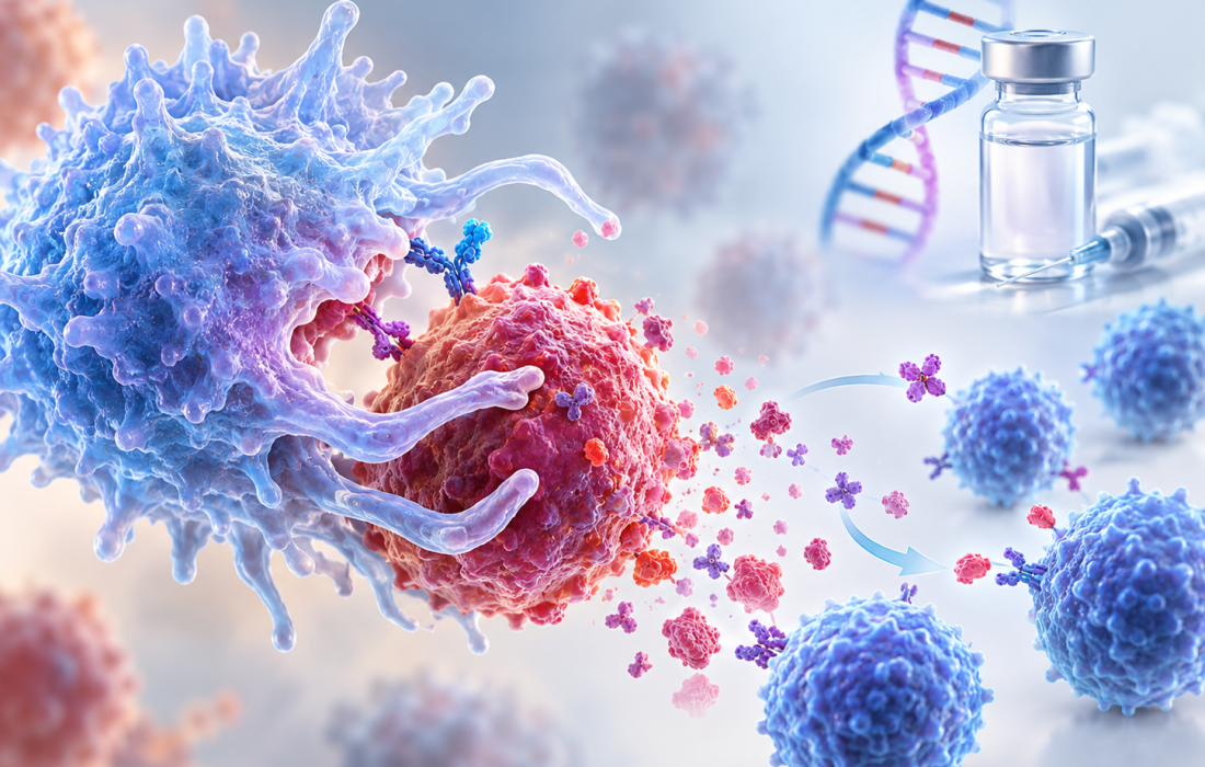 HCB101 macrophage checkpoint inhibitor combined with AST-301 HER2-directed DNA cancer vaccine for gastric and breast cancer immunotherapy research.