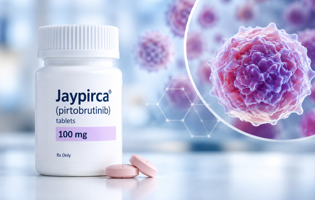 Jaypirca pirtobrutinib FDA approval for previously untreated CLL SLL