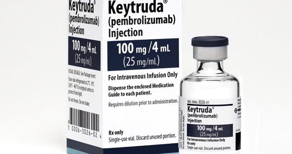KEYTRUDA is a prescription medicine used to treat a kind of skin cancer called melanoma

Keytruda 100mg/4mL Vial and Carton
2015