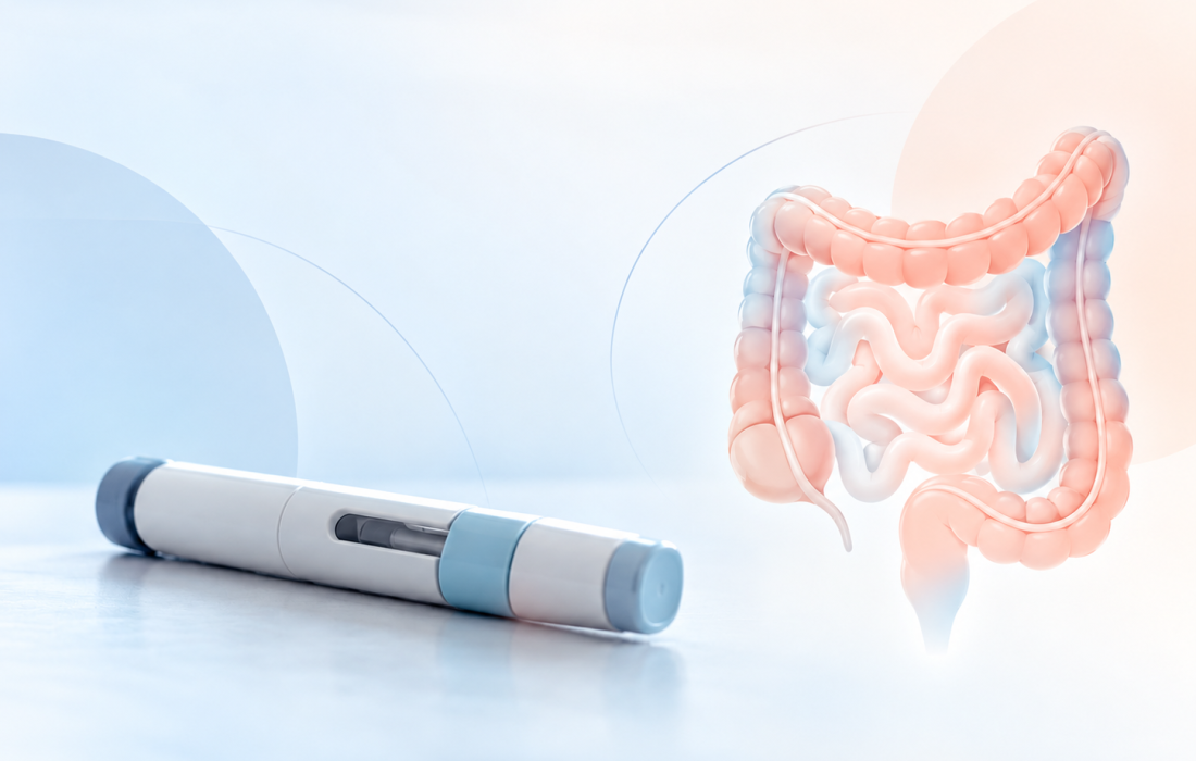 Illustration of subcutaneous risankizumab induction for Crohn's disease and clinical evidence presented by AbbVie at ACG 2026