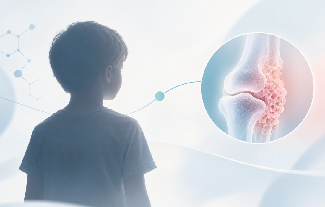 Illustration of heterotopic ossification and reduced bone lesion volume in children with fibrodysplasia ossificans progressiva treated with zilurgisertib.
