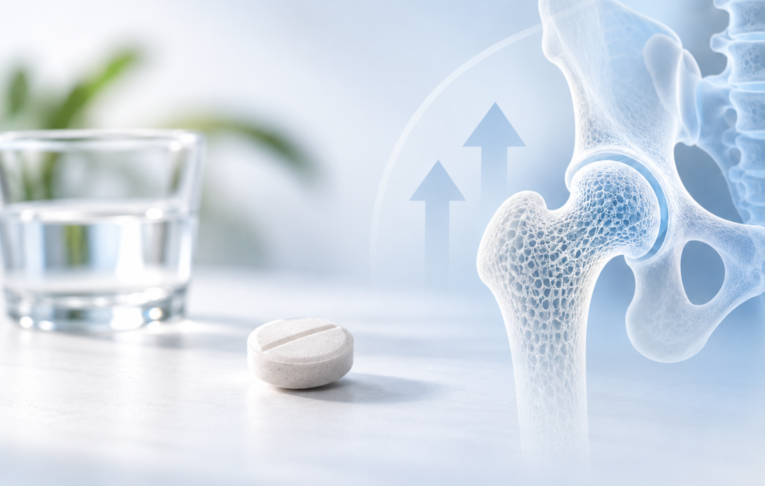 Entera Bio's investigational oral EB613 PTH(1-34) tablet and bone mineral density findings in postmenopausal women with osteoporosis