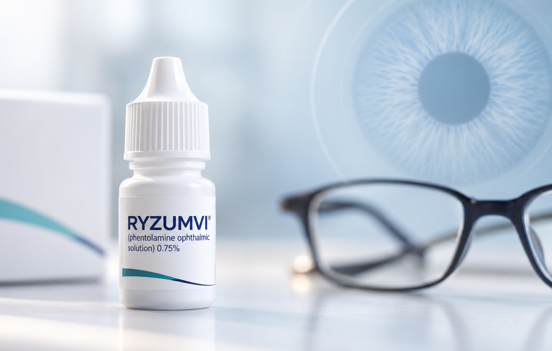 RYZUMVI phentolamine ophthalmic solution 0.75% for presbyopia treatment in adults following FDA approval by Viatris