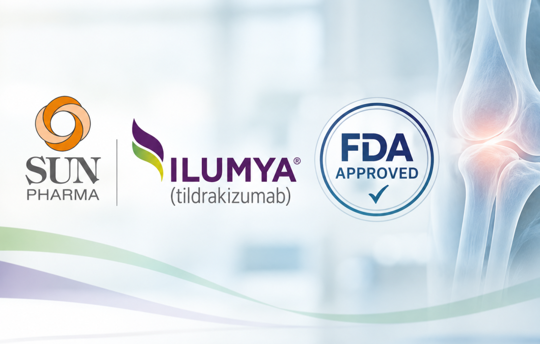 ILUMYA (tildrakizumab) FDA approval for active psoriatic arthritis following Phase 3 INSPIRE-1 and INSPIRE-2 trials.