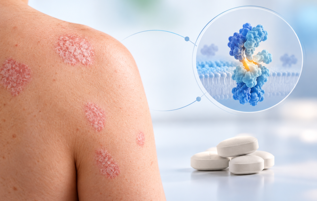 Envudeucitinib achieved a 54% PASI 100 response rate at Week 48 in Alumis's Phase 3 plaque psoriasis program.