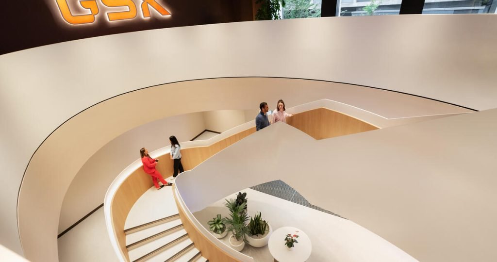 This image can be used to help tell stories of our people at work. It was taken at the new London HQ in October 2024.