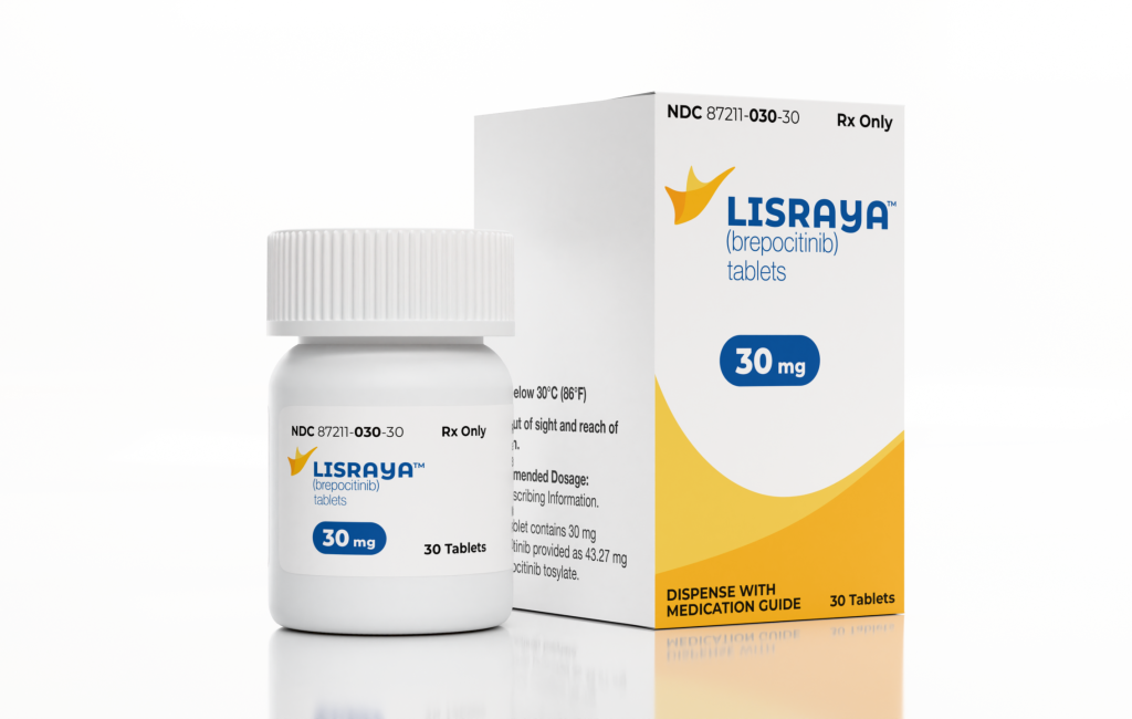 LISRAYA brepocitinib 30 mg FDA approved for adults with dermatomyositis