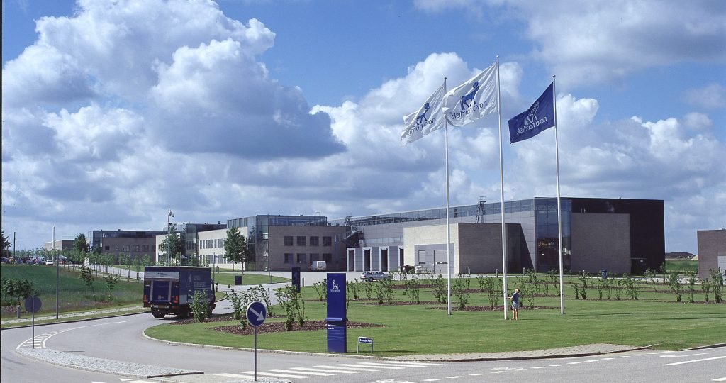 Novo Nordisk's highly advanced plant in Hillerød, Denmark.
